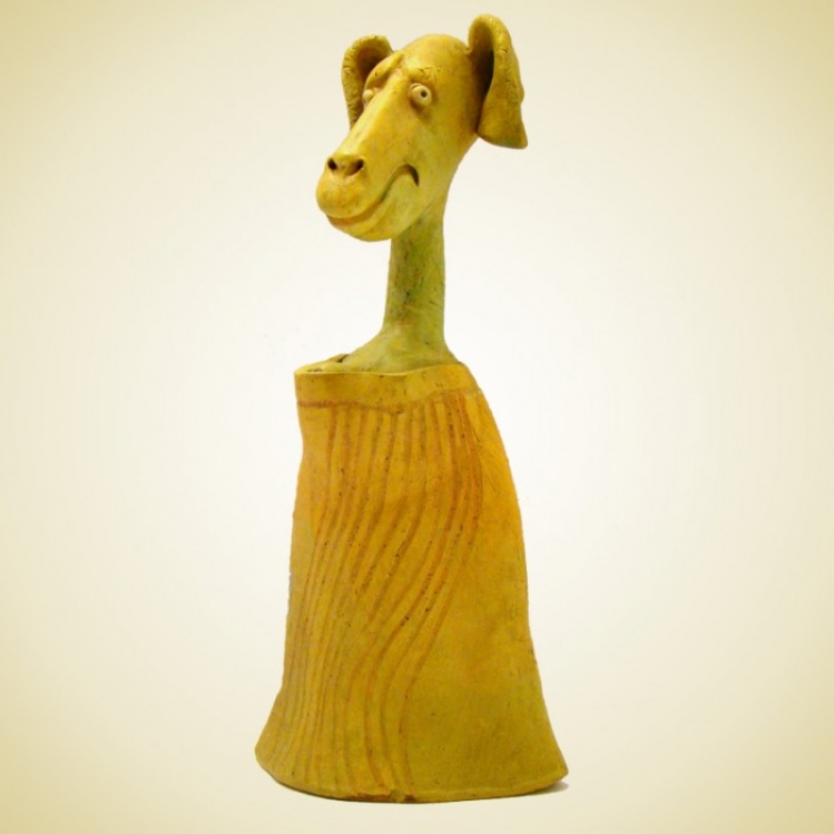 Ceramiczna figurka - kozioł